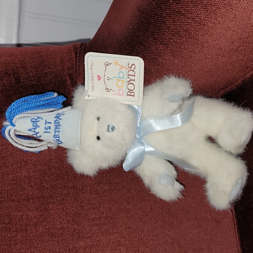 1st Birthday Boy Boyd's Bear